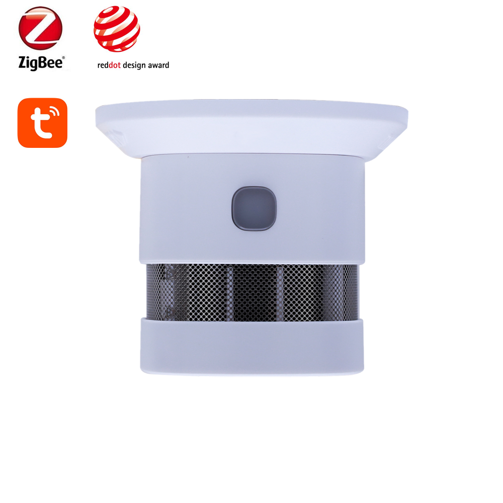 Zigbee Smoke Sensor Tuya - Detector de Fumaça Antichamas Tuya Zigbee