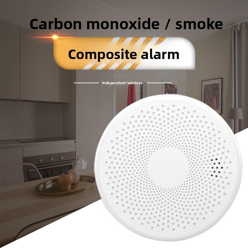 Smart Smoke Detector Wifi - Nova Versão 2 em 1 WiFi