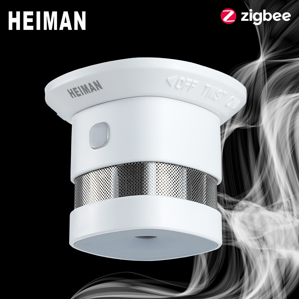 Zigbee Smoke Sensor Tuya - Heiman zigbee 3.0 alarme de incêndio