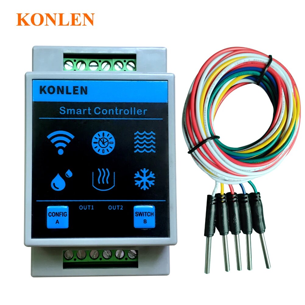 Water Leak Detector Wifi Alarm - KONLEN Tuya Sensor De Nível De