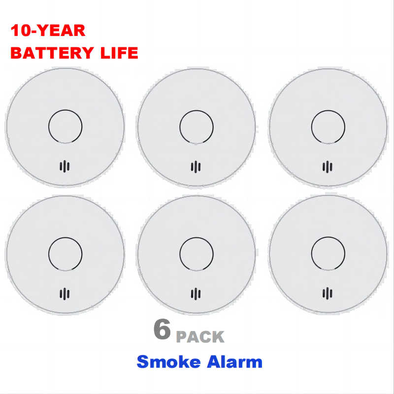 Smoke Alarm 10 Year Battery - Alarmes de fumaça autônomos V-Come para
