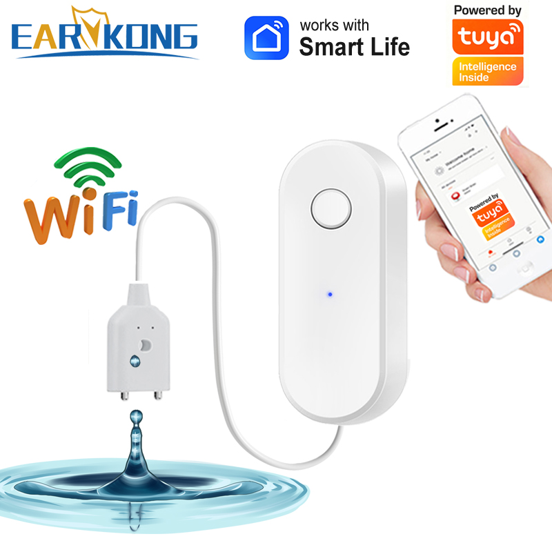 Water Leak Detector Wifi Alarm - Tuya wifi inteligente sensor de vazamento