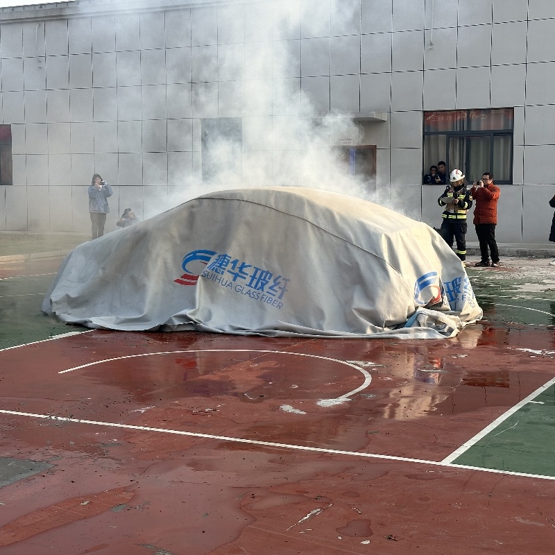 Fire Blanket Fiberglass - Manta Antichamas para Veículos Elétricos para