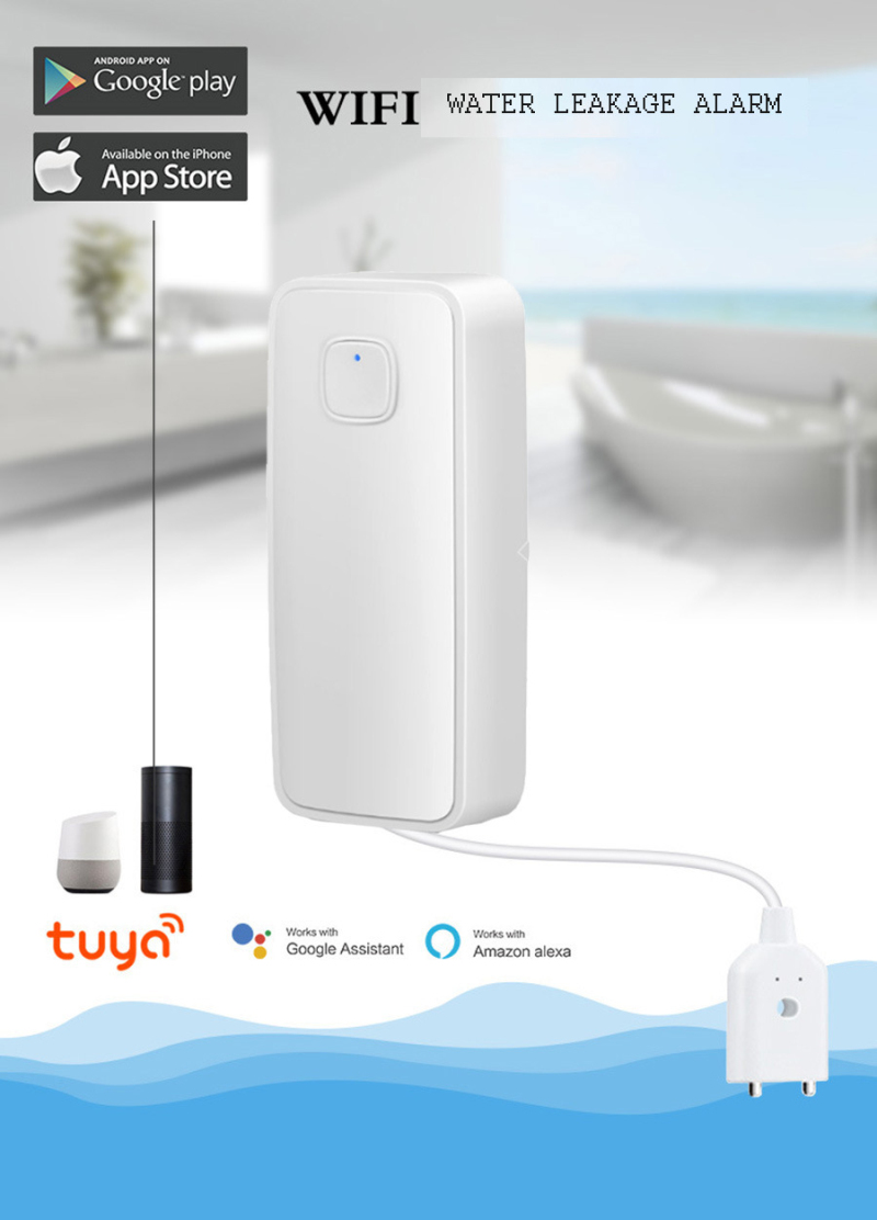 Detector De Vazamento De Água  - Water Leak Detector Wifi Alarm avaliação e preço