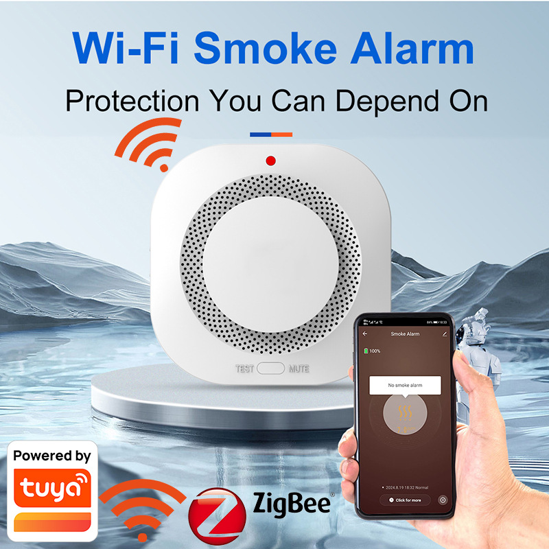 Alarme de fumaça Tuya WiFi Zig - Smart Smoke Detector Wifi avaliação e preço
