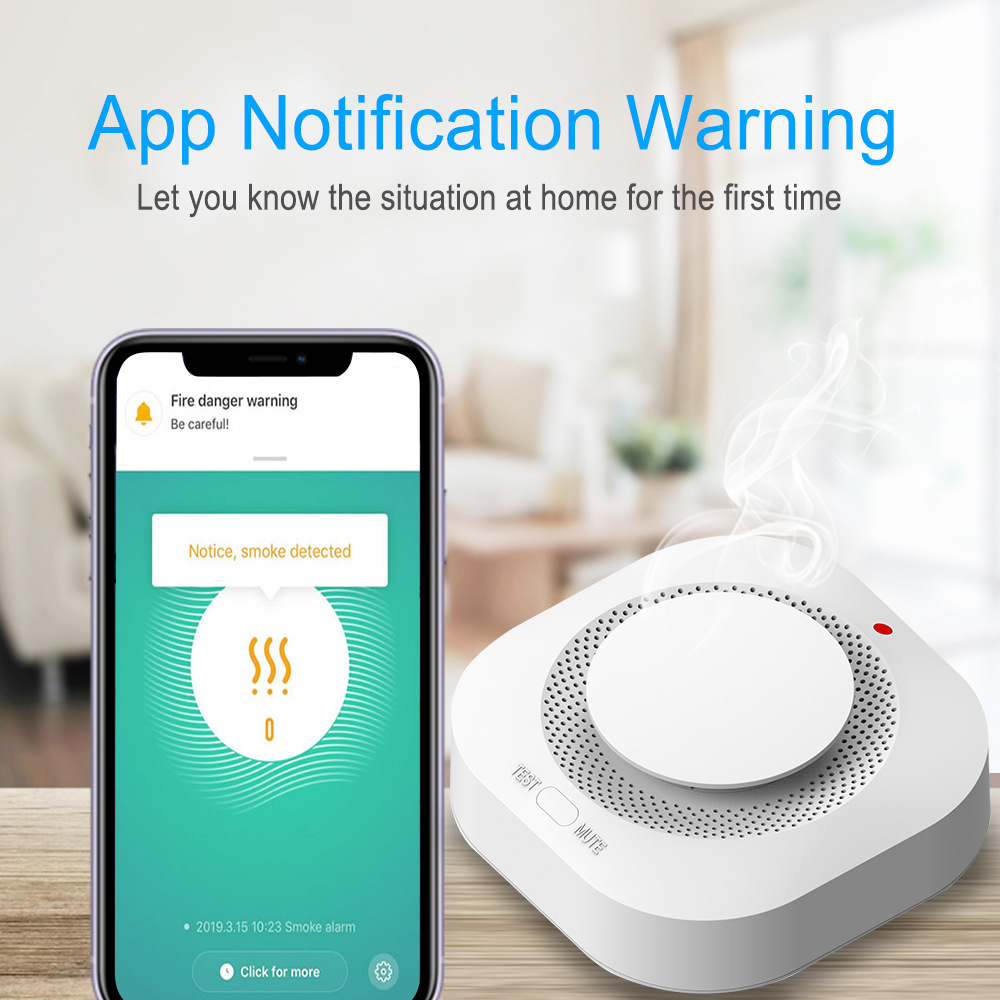 Alarme de fumaça Tuya WiFi Zig - Smart Smoke Detector Wifi avaliação e preço