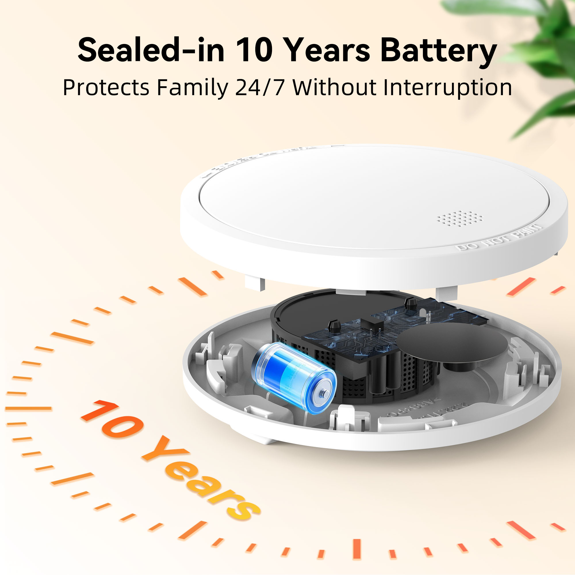 Alarme de fumaça independente  - Smoke Alarm 10 Year Battery avaliação e preço