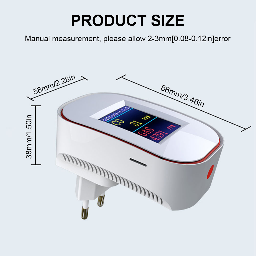 Tuya vida inteligente wifi det - Smart Gas Leak Detector Lpg avaliação e preço