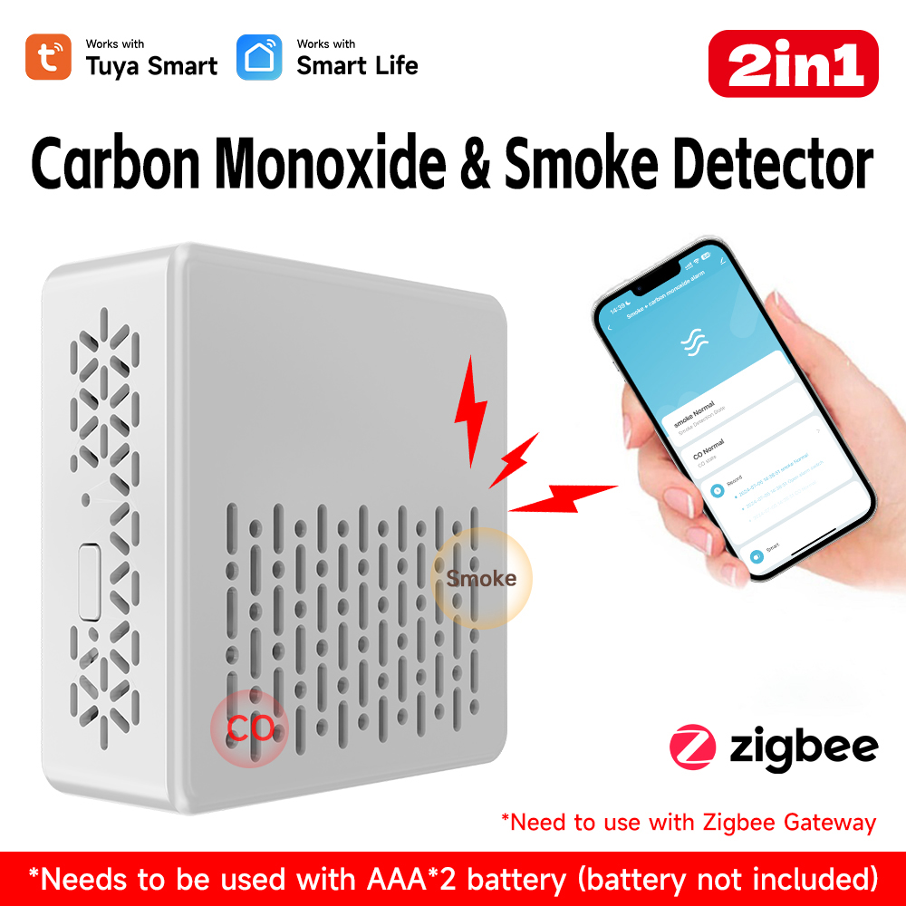 Detector de Fumaça e Monóxido  - Smart Smoke Detector Wifi avaliação e preço