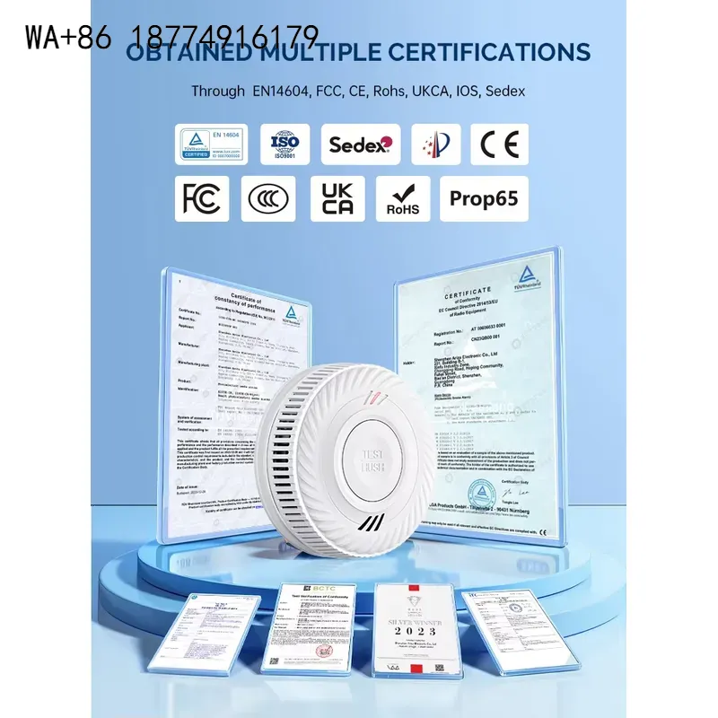 wmwmnu Sensor de Fumaça e Vaza - Smoke Alarm 10 Year Battery avaliação e preço