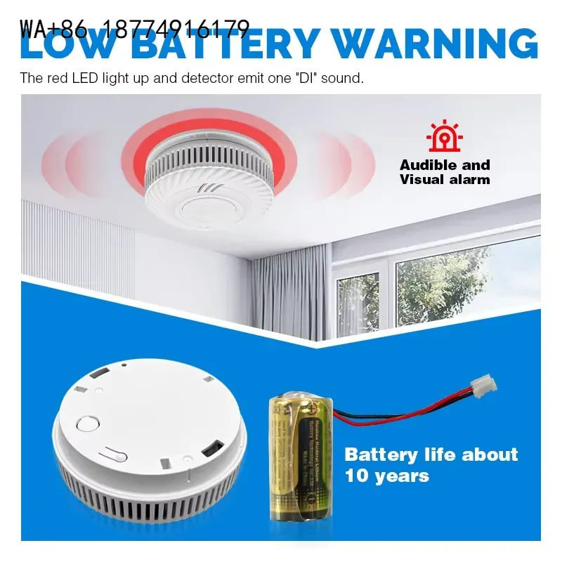 wmwmnu Sensor de Fumaça e Vaza - Smoke Alarm 10 Year Battery avaliação e preço