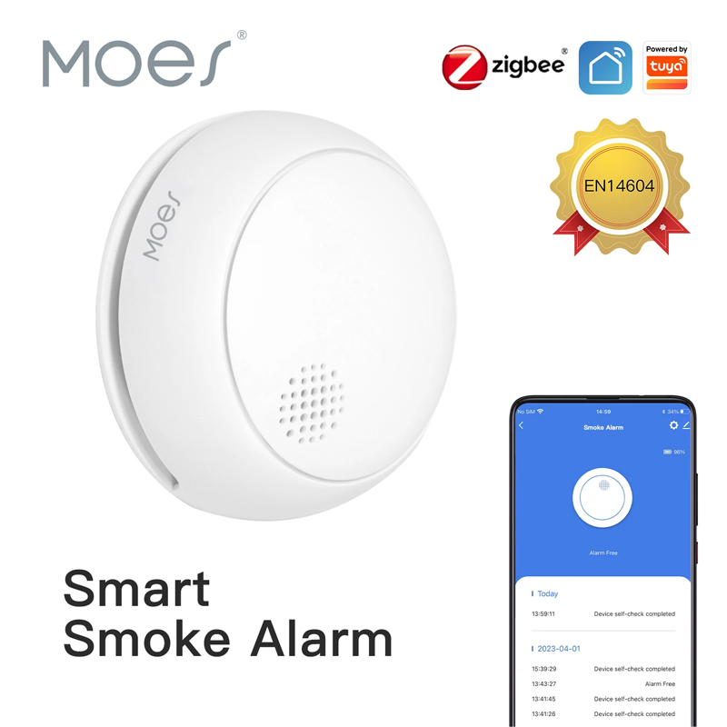 Detector de Fumaça Inteligente - Zigbee Smoke Sensor Tuya avaliação e preço