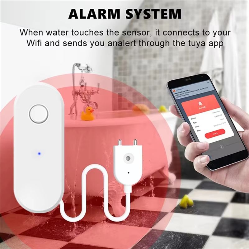 Sensor de Água WIFI ABZW, Alar - Water Leak Detector Wifi Alarm avaliação e preço