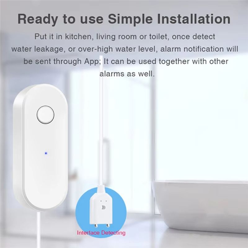 Sensor de Água WIFI ABZW, Alar - Water Leak Detector Wifi Alarm avaliação e preço