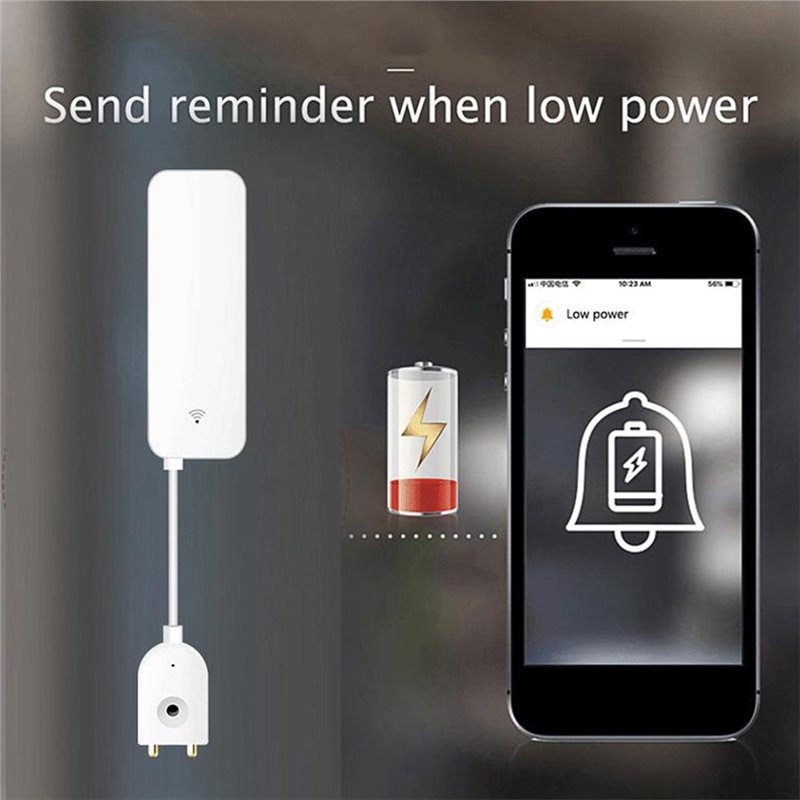 DTEN-Tuya WIFI Sensor Intelige - Water Leak Detector Wifi Alarm avaliação e preço