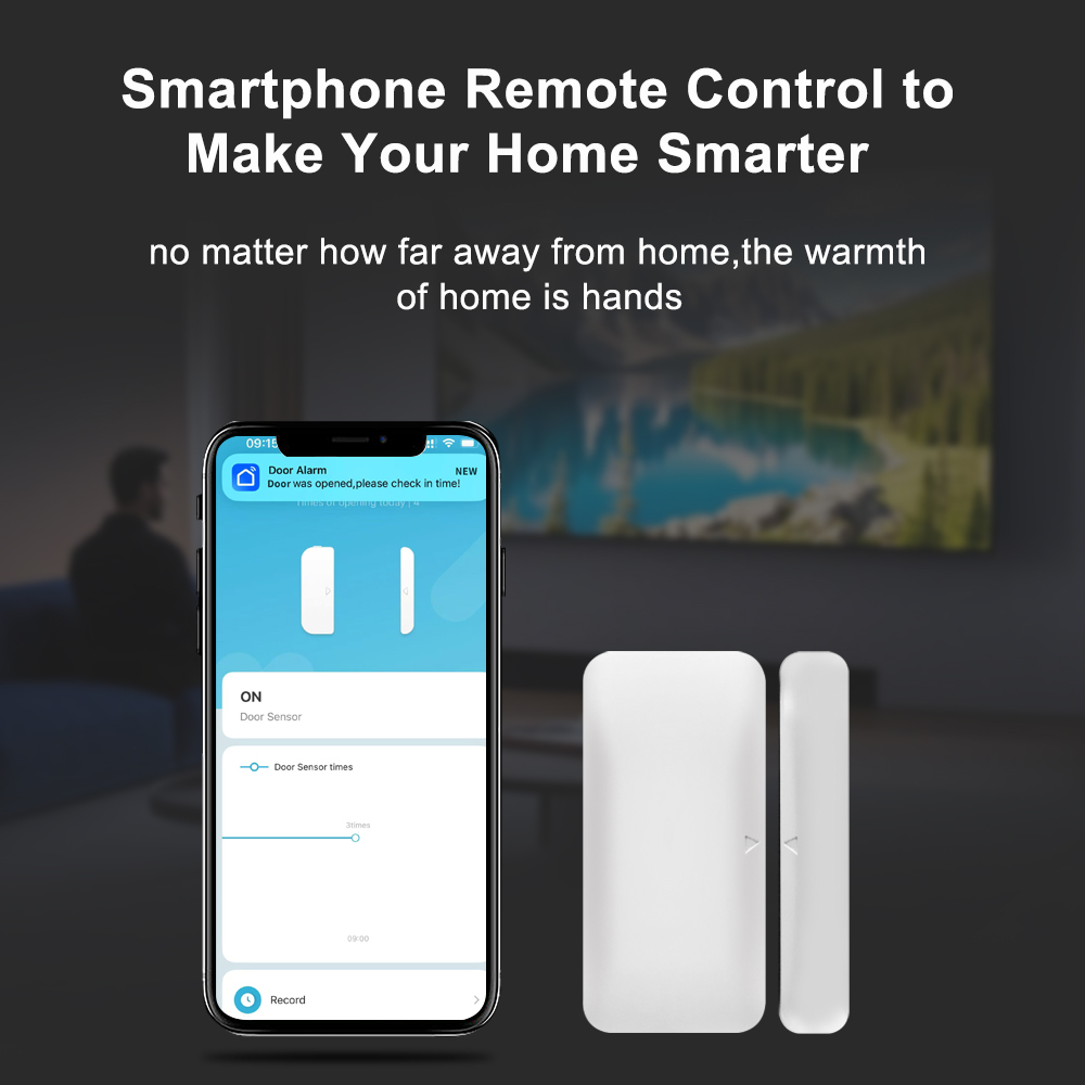 Sensor de Porta e Janela Sem F - Zigbee Smoke Sensor Tuya avaliação e preço