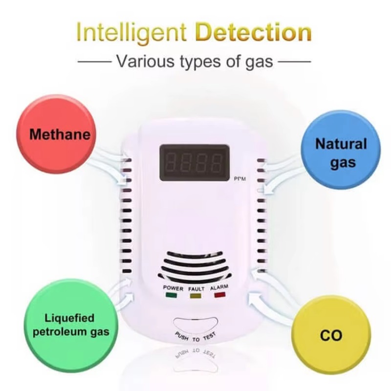 Detector de Gás Natural e Alar - Carbon Monoxide Detector Combo avaliação e preço