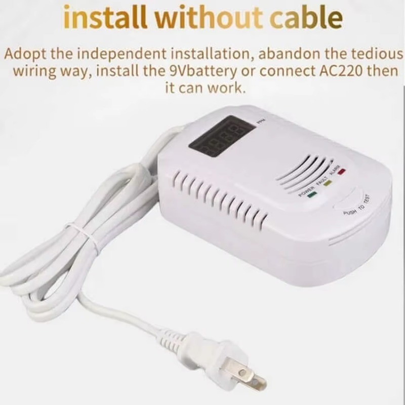 Detector de Gás Natural e Alar - Carbon Monoxide Detector Combo avaliação e preço