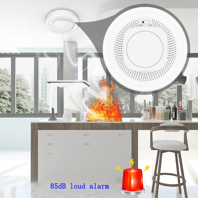 Detector de Fogo para Cozinha, - Zigbee Smoke Sensor Tuya avaliação e preço