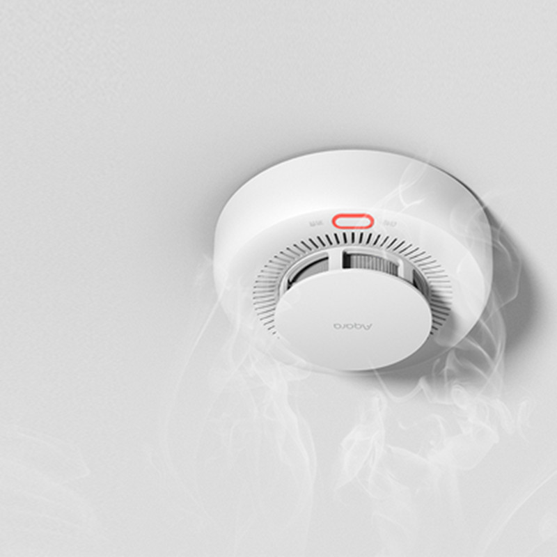 Sensor de deteção de fumo inte - Zigbee Smoke Sensor Tuya avaliação e preço