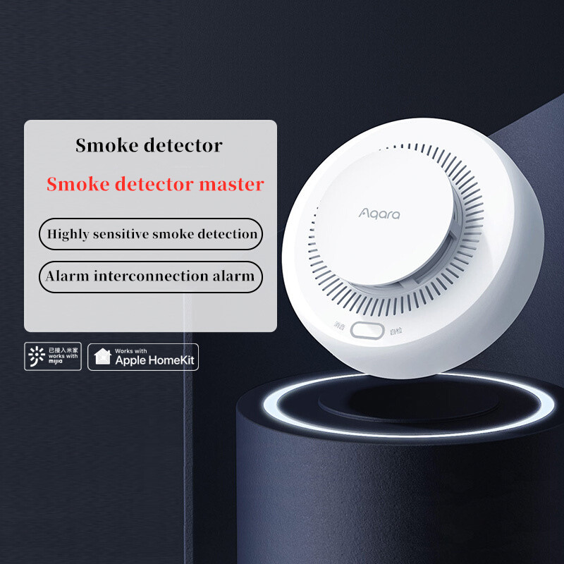 Sensor de deteção de fumo inte - Zigbee Smoke Sensor Tuya avaliação e preço