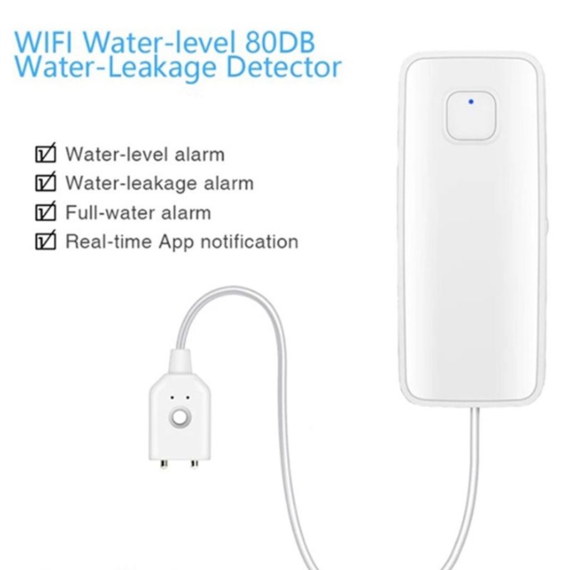 [NOVO A09R!】 Tuya wifi intelig - Water Leak Detector Wifi Alarm avaliação e preço