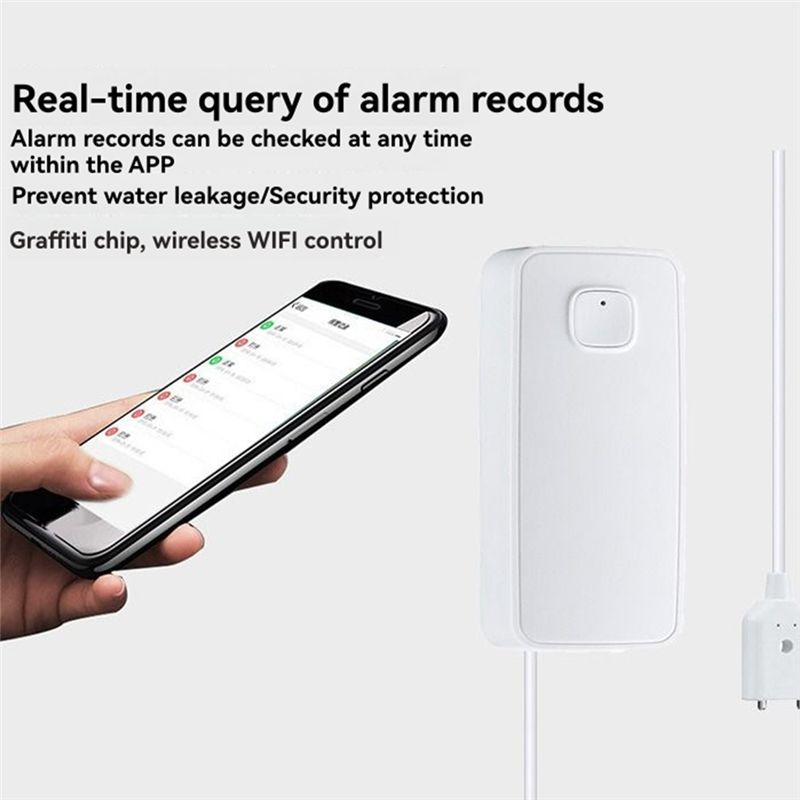[NOVO A09R!】 Tuya wifi intelig - Water Leak Detector Wifi Alarm avaliação e preço