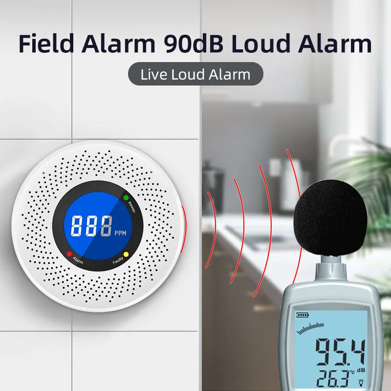Detector de fumaça de envenena - Carbon Monoxide Detector Combo avaliação e preço