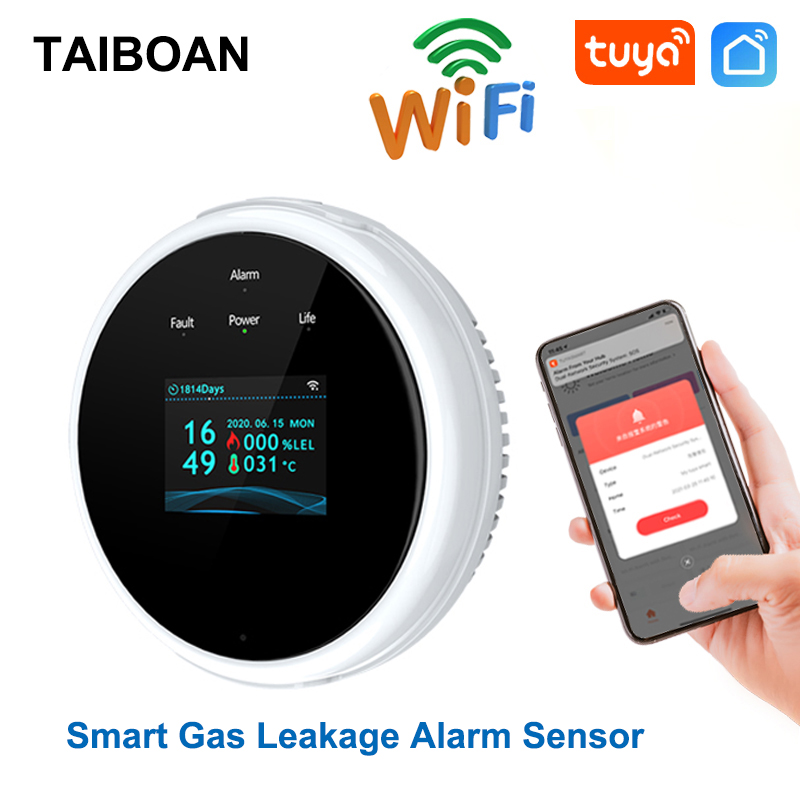 Taiboan wifi gás lpg sensor de - Smart Gas Leak Detector Lpg avaliação e preço