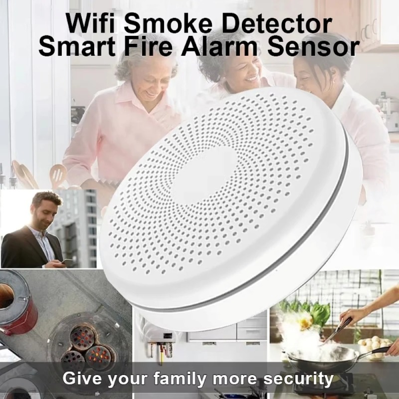 Novo Alarme Inteligente 2 em 1 - Smart Smoke Detector Wifi avaliação e preço