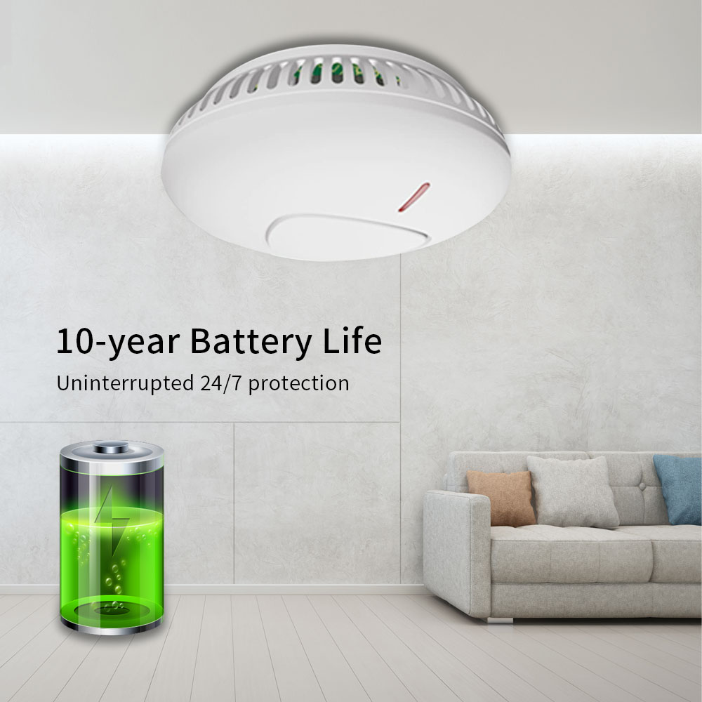Detector de fumaça com bateria - Smoke Alarm 10 Year Battery avaliação e preço