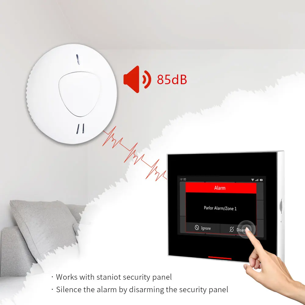 Detector de fumaça com bateria - Smoke Alarm 10 Year Battery avaliação e preço
