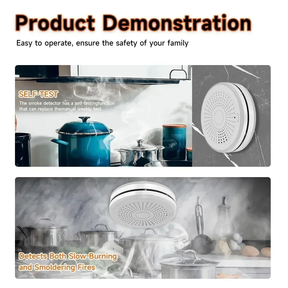 Detector inteligente de fumaça - Carbon Monoxide Detector Combo avaliação e preço