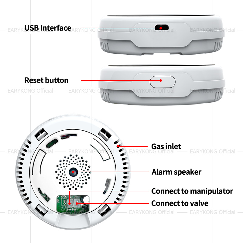 Tuya-Home Detector De Gás GLP, - Smart Gas Leak Detector Lpg avaliação e preço