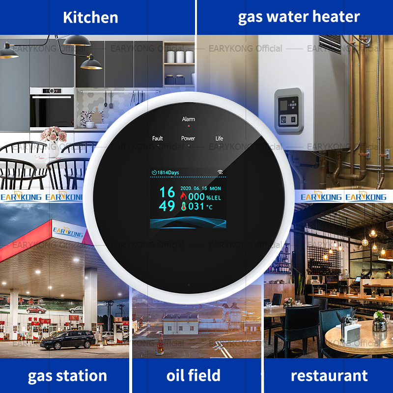 Tuya-Home Detector De Gás GLP, - Smart Gas Leak Detector Lpg avaliação e preço