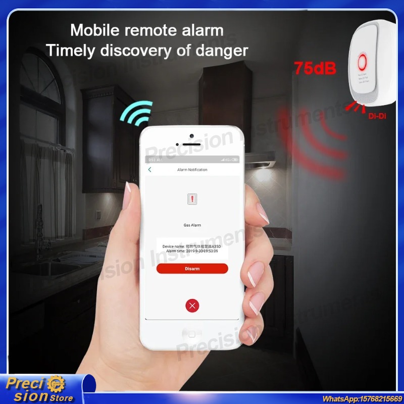 Detector de Gás Combustível pa - Smart Gas Leak Detector Lpg avaliação e preço
