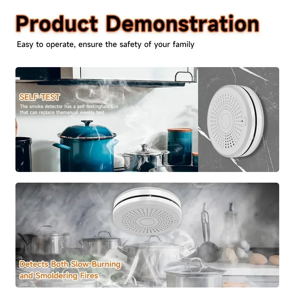 Alarme Composto Inteligente Zi - Zigbee Smoke Sensor Tuya avaliação e preço