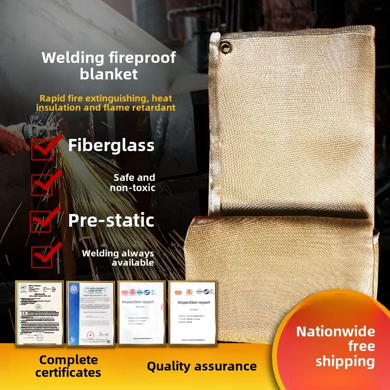 Cobertor de soldagem à prova d - Fire Blanket Fiberglass avaliação e preço