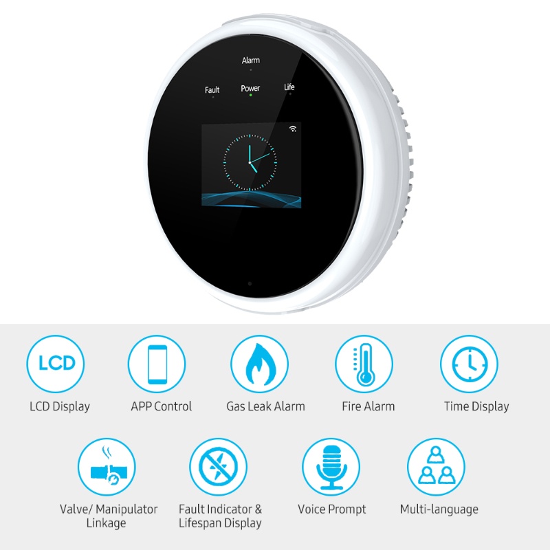 Detector de Vazamento de Gás W - Smart Gas Leak Detector Lpg avaliação e preço
