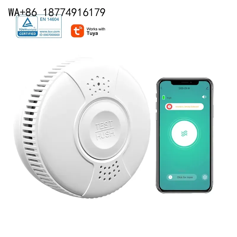 Fornecedor de fábrica wmwmnu,  - Smart Smoke Detector Wifi avaliação e preço