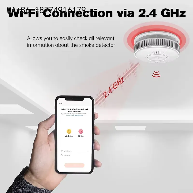 Fornecedor de fábrica wmwmnu,  - Smart Smoke Detector Wifi avaliação e preço