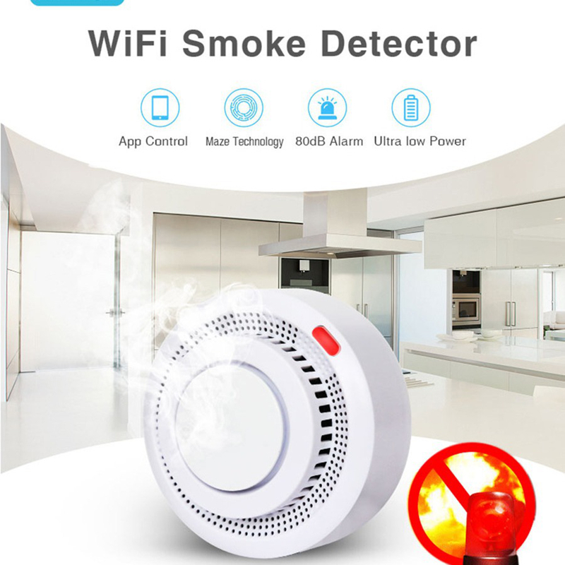 Detector de Fumaça Inteligente - Smart Smoke Detector Wifi avaliação e preço