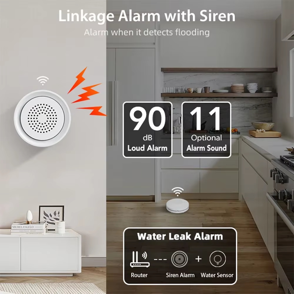 Detector de Inundação BTLIFE c - Water Leak Detector Wifi Alarm avaliação e preço