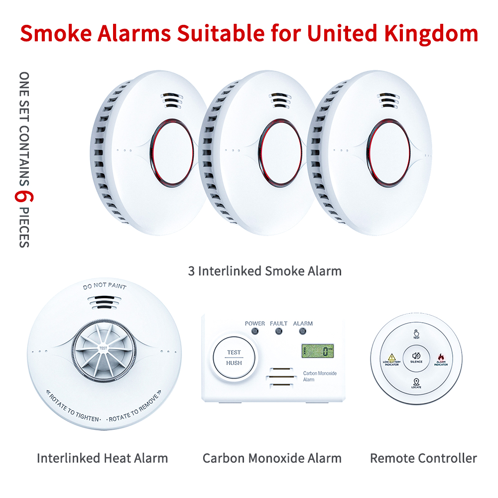 Alarme de Fumaça Interconectad - Smoke Alarm 10 Year Battery avaliação e preço
