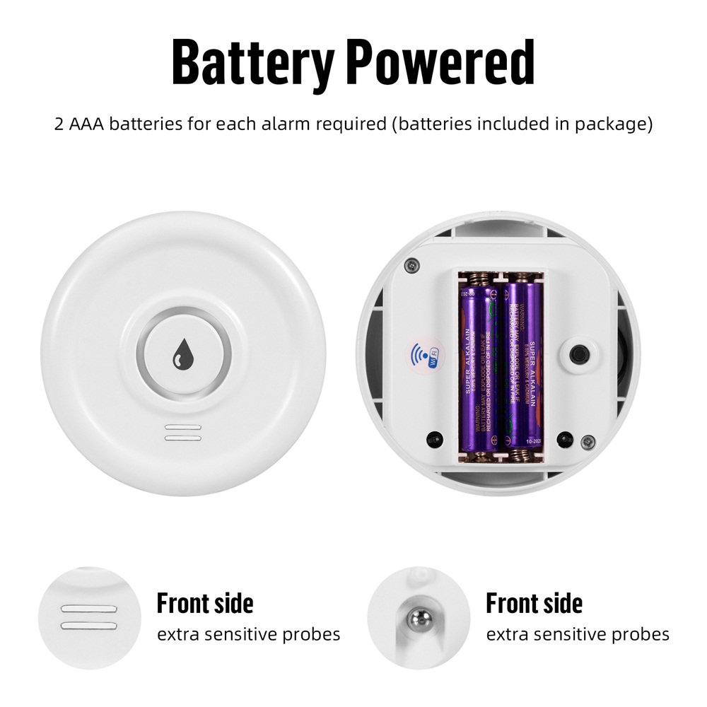 Alarme de Vazamento de Água Tu - Water Leak Detector Wifi Alarm avaliação e preço