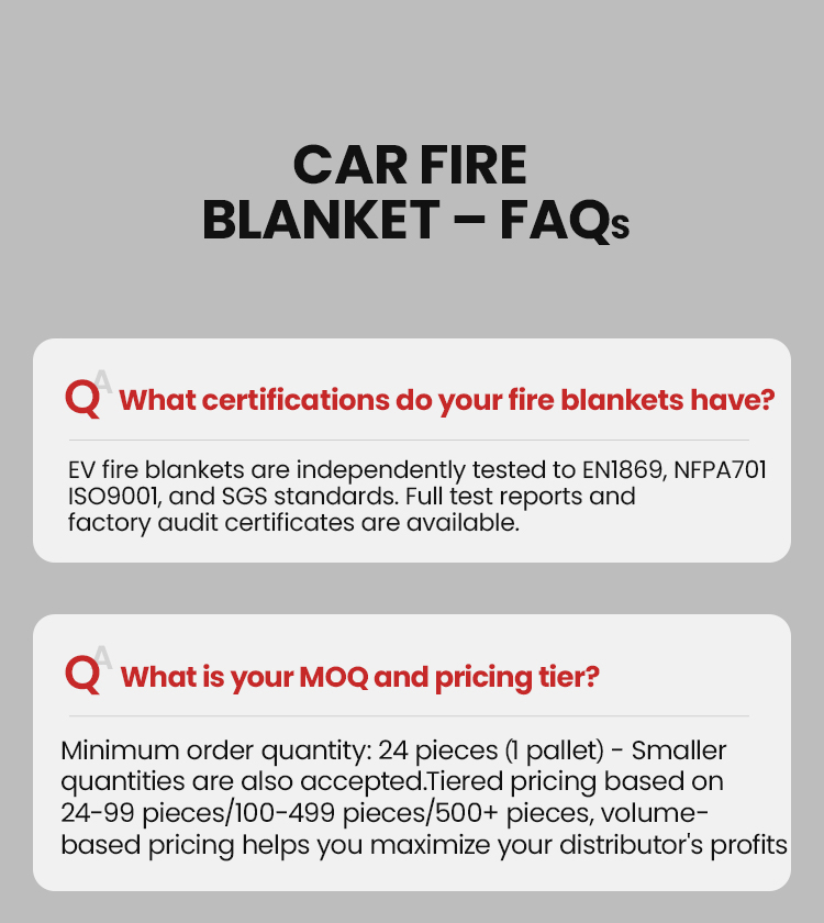 Manta Antichamas para Veículos - Fire Blanket Fiberglass avaliação e preço