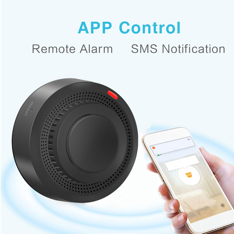 Detector de Fumaça WiFi 2.4G,  - Smart Smoke Detector Wifi avaliação e preço