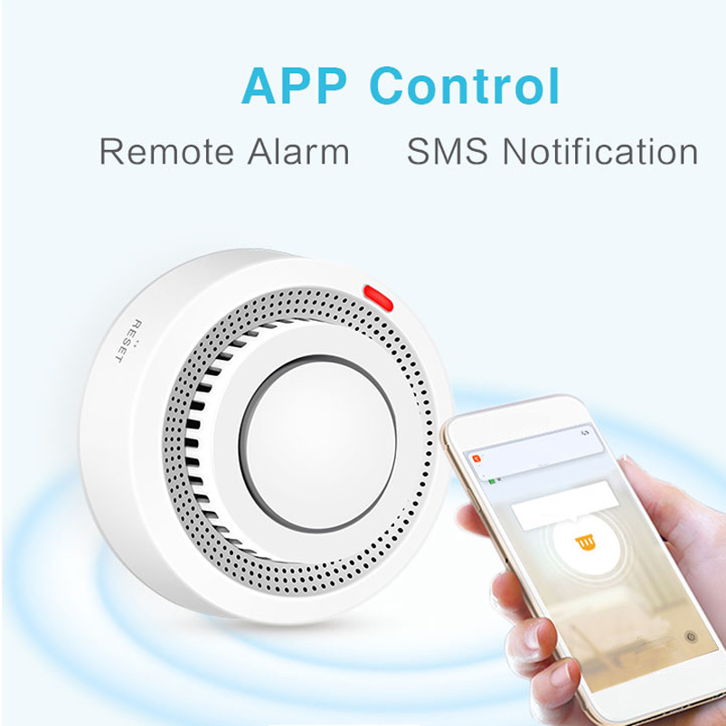 Sensor de Fumaça WiFi/Zigbee,  - Smart Smoke Detector Wifi avaliação e preço