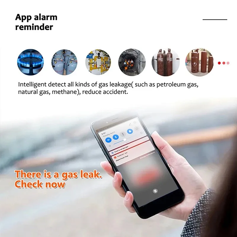 Sensor de Vazamento de Gás GLP - Smart Gas Leak Detector Lpg avaliação e preço