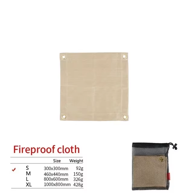 30*30cm novo acampamento ao ar - Fire Blanket Fiberglass avaliação e preço